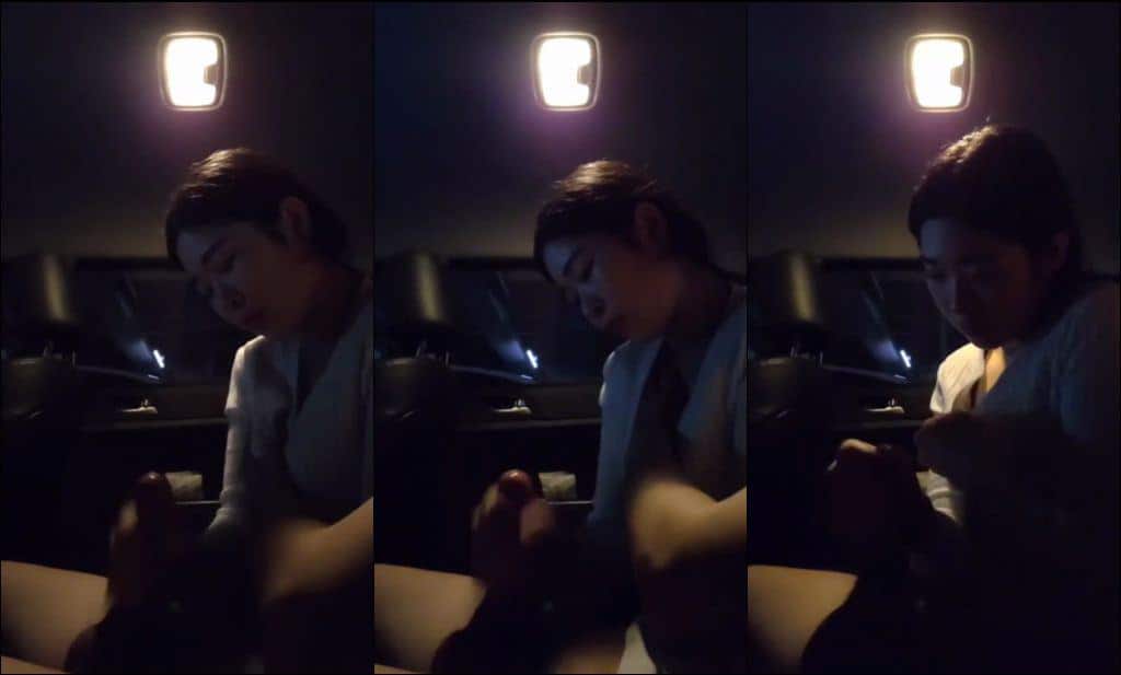 คลิปหลุดงานเสียว แอบเย็ดกับรุ่นน้องในรถ จับควยอมอย่างมันส์