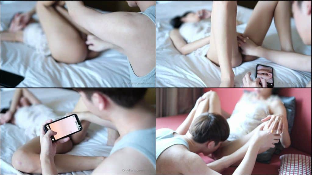 คลิปหลุด onlyfan สุดมันส์ ถ่ายคลิปไปแหย่หีแฟนไป โคตรเอาเรื่อง นอนเสียวแทบทนไม่ไหวเลย