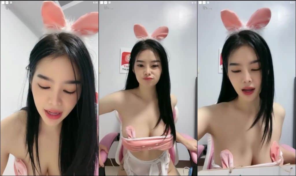 คลิปหลุด THLIVE น้องนมใหญ่ ไลฟ์สดนั่งคุยกับหนุ่ม น่าล่อชิบหาย