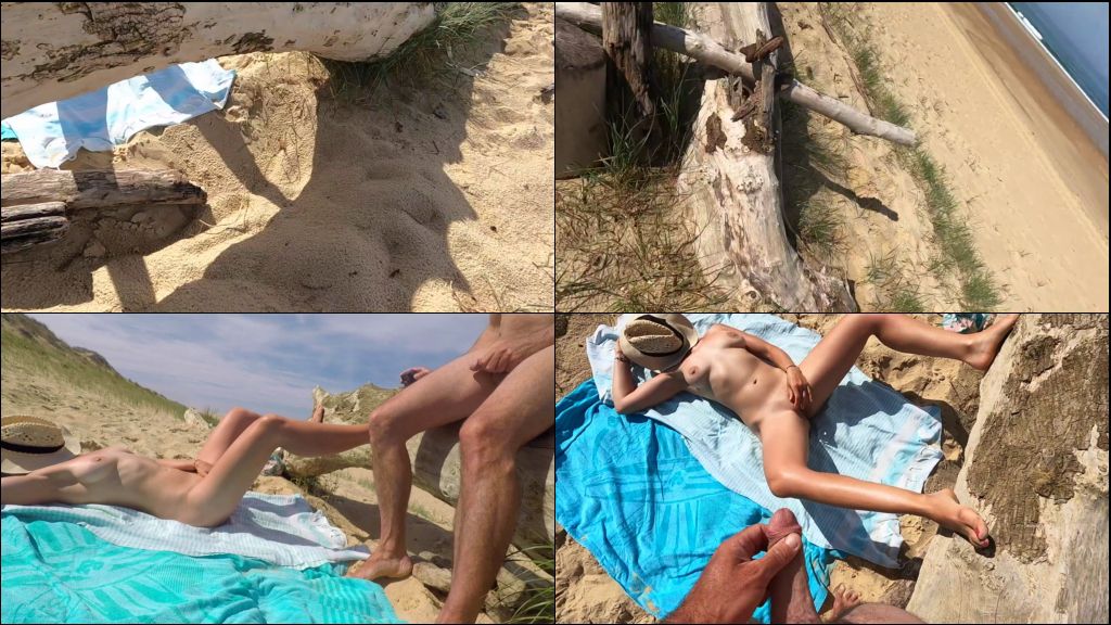 คลิปหลุดแอบถ่าย สาวฝรั่งสุดเงี่ยน นอนเขี่ยหีเล่นคนเดียวบนชายหาด