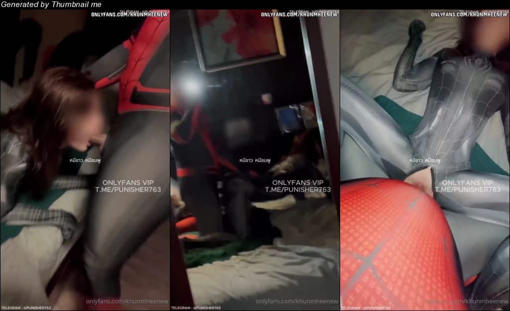 คลิปหลุด VK งานเด็ดคู่ไทย ล่อกันยับ ใส่คอสเพลย์สไปร์ทเดอร์แมน กระแทกยัเดือดสุดๆ