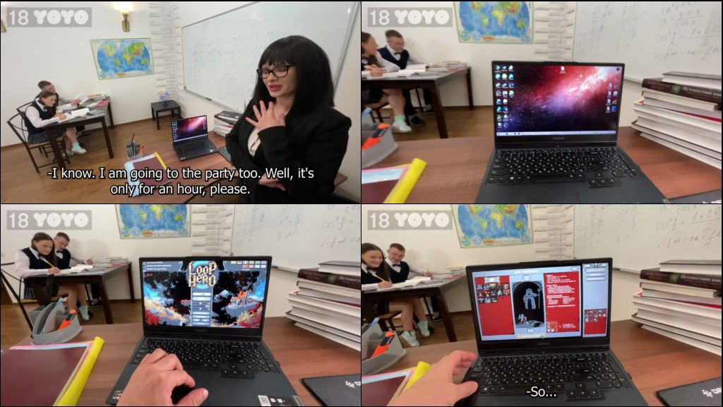 ครูสาวสุดเอ็กซ์ นั่งยั่วเย็ดจัดจนนักเรียนควยแข็ง ล่อกระแทกหีครูสาวคาห้องเรียนเลย