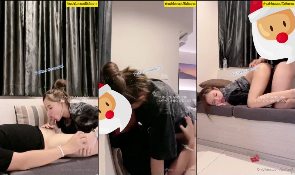 คลิปหลุดงานไทยเจ๊อ้อน้อย พาผัวมาล่อกลางดึกก่อนนอนโดนซอยยิกเลยจ้า