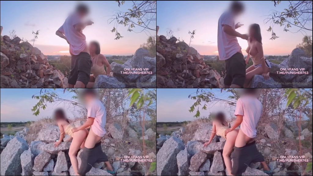 คลิปหลุด onlyfan หนุ่มไทยพาแฟนสาวมาเดินเที่ยวบน เขา ดูพระอาทิตย์ตก ก่อนยืนล่อหีทำคอนเทนต์อย่างมันส์